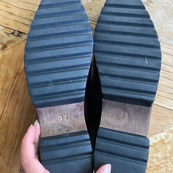 Thakoon Addition Platform Oxford Shoes | Brown Leather | Barneys Exclusive - Picture 5 of 6